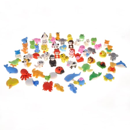 Ceo Puzzle Animal Erasers - 60 Piece CE3325276